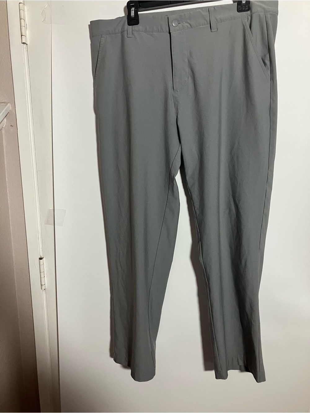 adidas Men's Gray Dress Pants